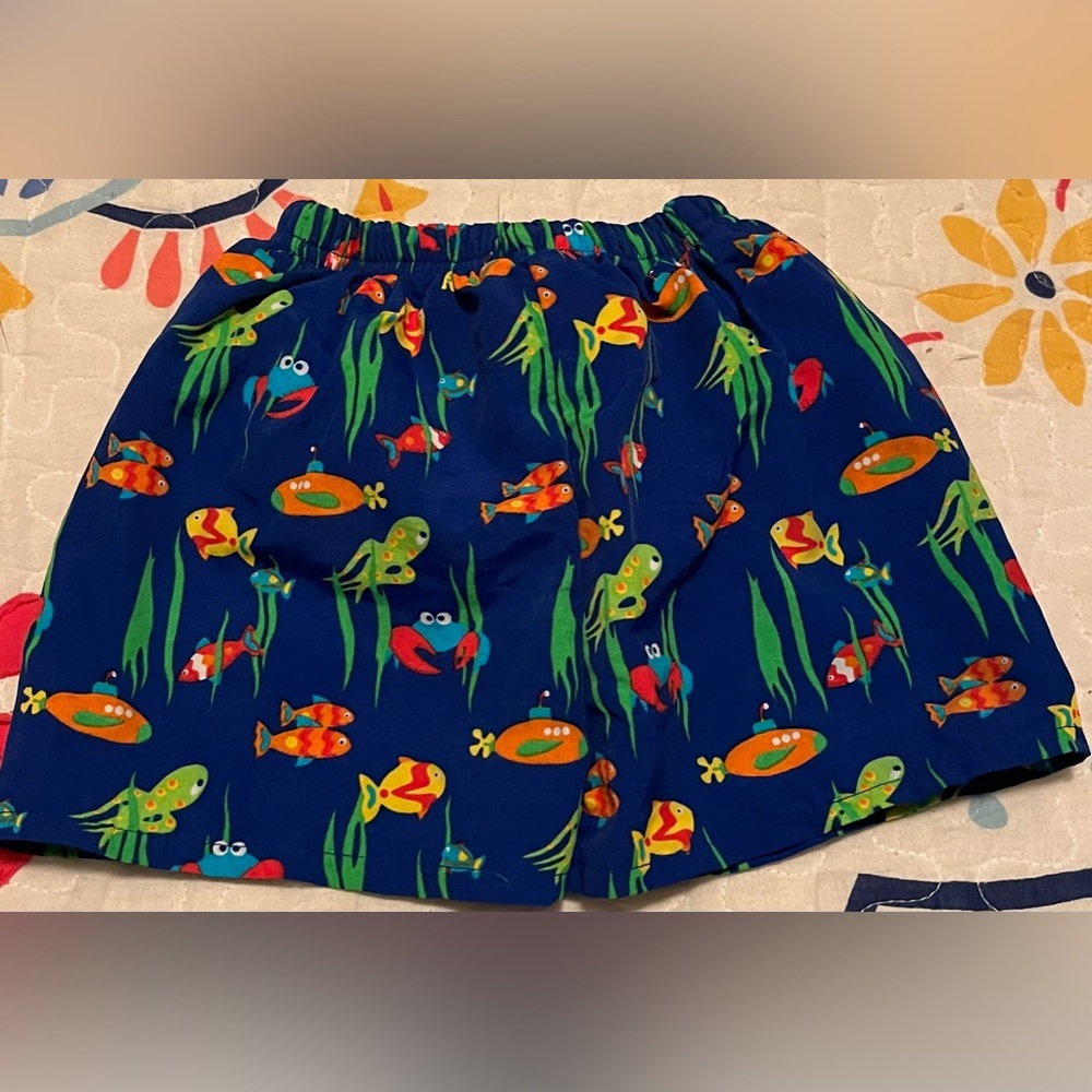 Fish crab submarine boys infant baby Swim Trunks bottoms 18-22lbs